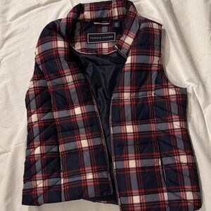 Tommy Hilfiger Red and Blue Checkered Vest